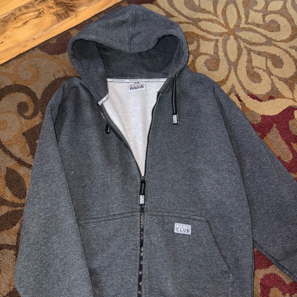 Gray Pro club Men's Hoodie Sweater